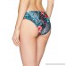 Laundry by Shelli Segal Women's Floral Paisley Tab Side Bikini Bottom Deep Teal B075RX1DM2